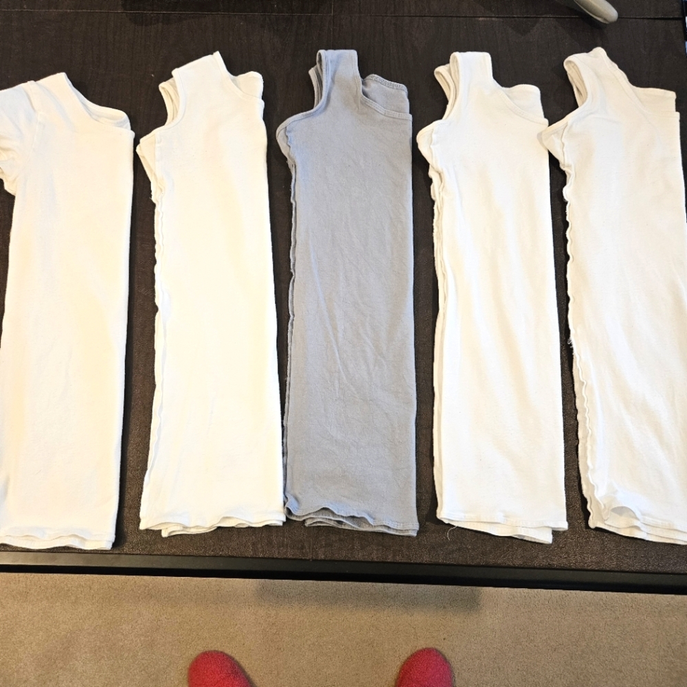 Embraced In Comfort - Scoliosis Brace Undershirt Top Lot - youth XL - set of 5